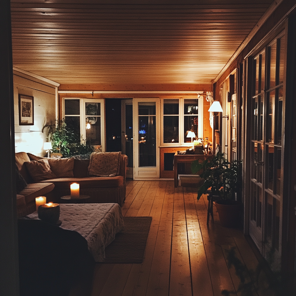 L'intérieur d'une maison douillette | Source : Midjourney