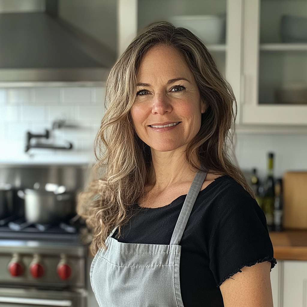 Une femme dans une cuisine | Source : Midjourney