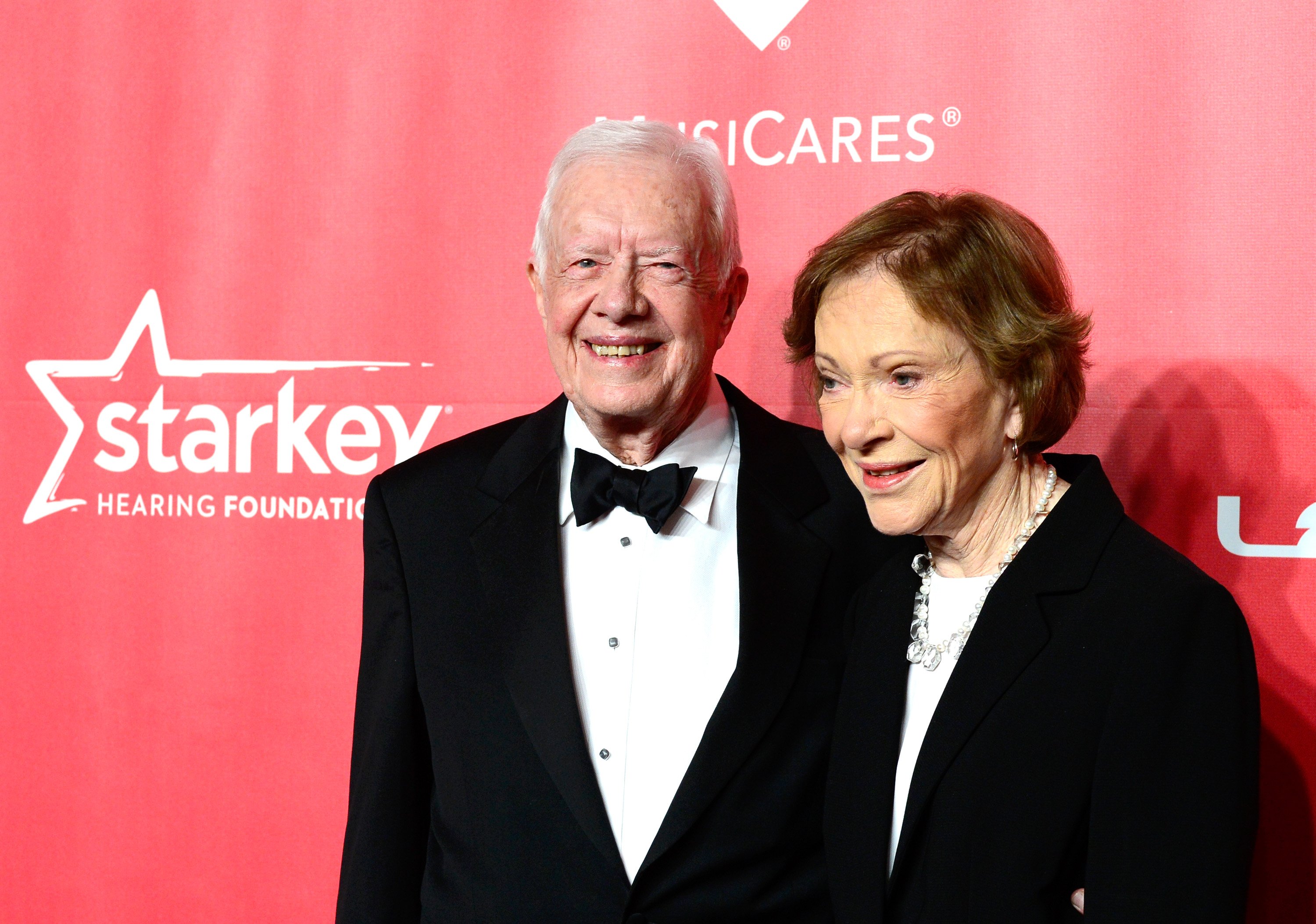 Jimmy Carter Rosalynn Carter assiste au gala des personnalités de l'année 2015 du MusiCares 2015 au Centre des congrès de Los Angeles le 6 février 2015 à Los Angeles, en Californie. | Source: Getty Images.