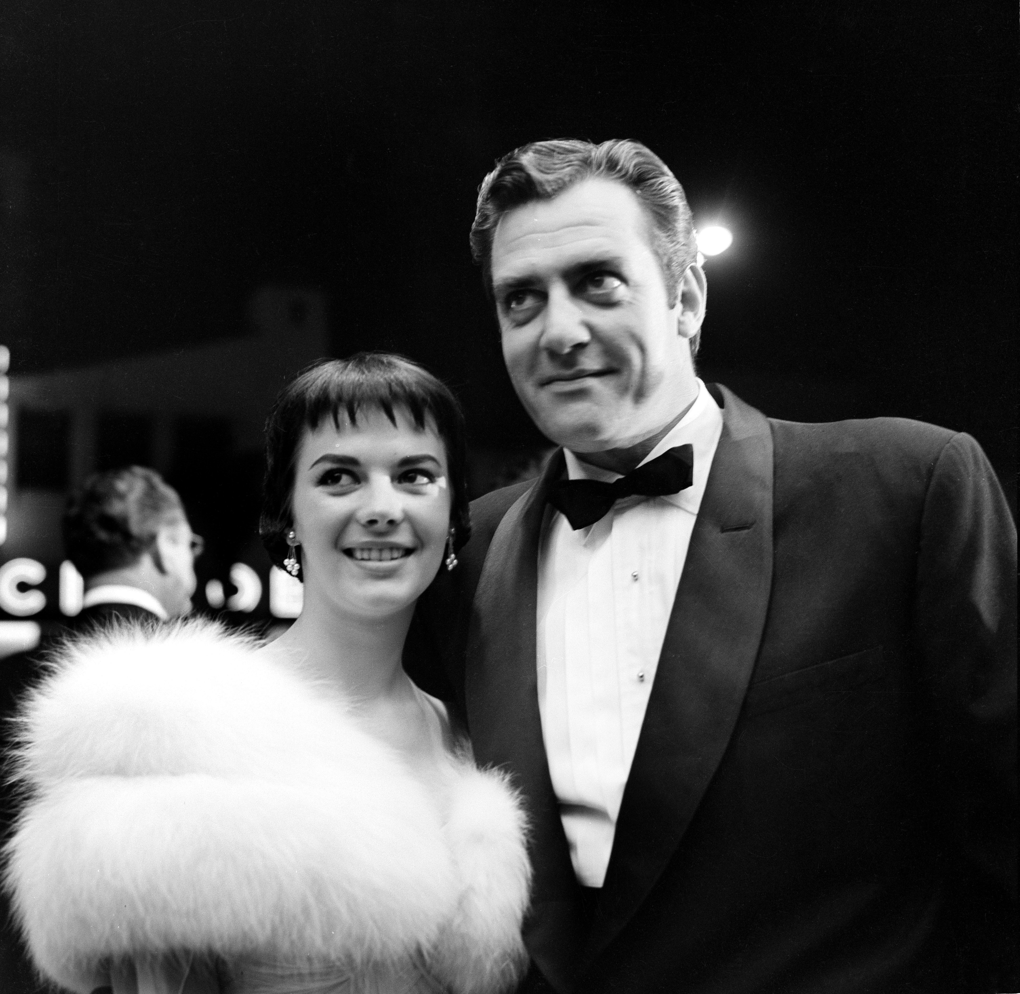Raymond Burr et l'actrice Natalie Wood  photo : Getty Images