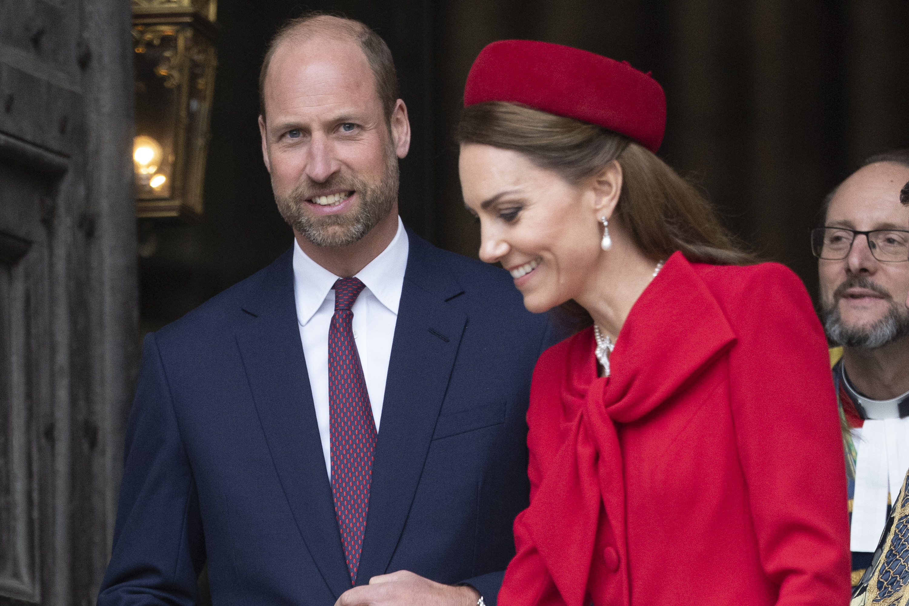 Le prince William et la princesse Catherine sont vus lors de la cérémonie du Jour du Commonwealth 2025 à l'abbaye de Westminster, le 10 mars 2025, à Londres, en Angleterre | Source : Getty Images