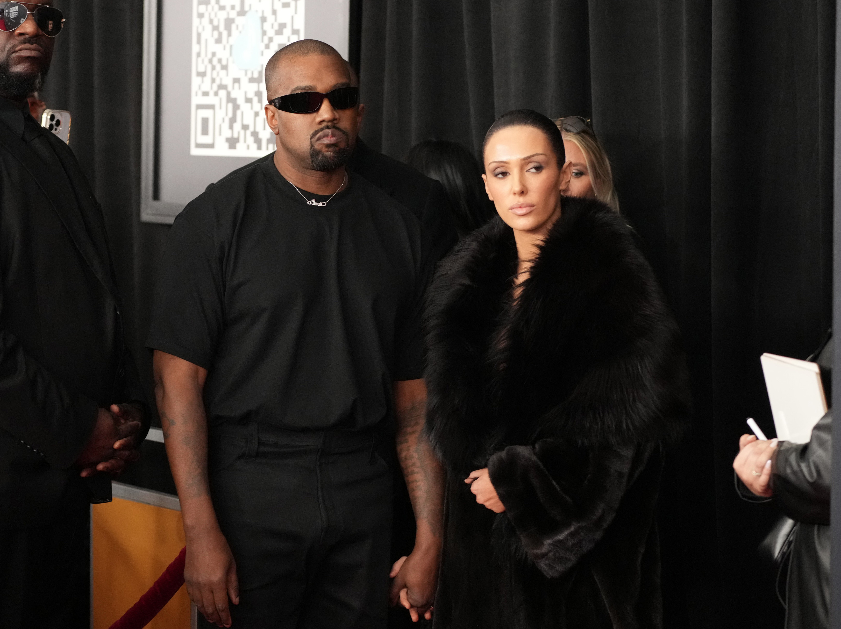 Kanye West et Bianca Censori lors de la 67e cérémonie des Grammy Awards, le 2 février 2025, à Los Angeles, en Californie. | Source : Getty Images