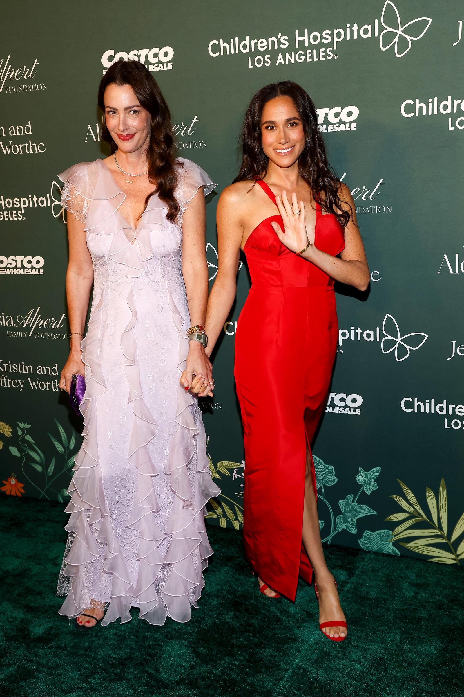 Kelly McKee Zajfen and Meghan Markle le 05 octobre 2024, à Los Angeles, Californie | Source : Getty Images