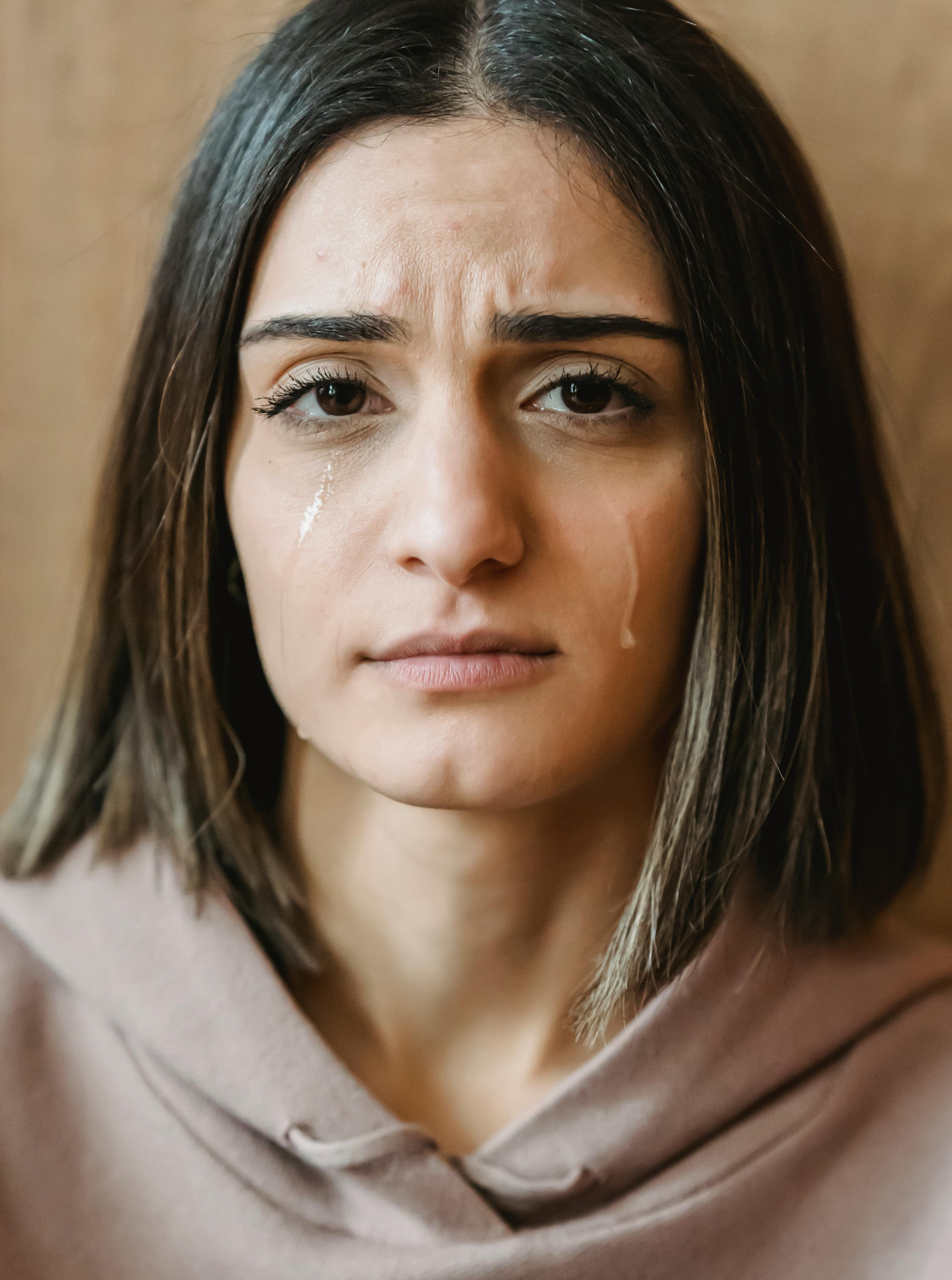 Une femme qui pleure | Source : Pexels