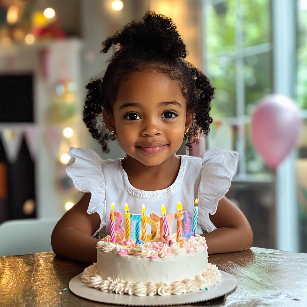 Une petite fille qui fête son anniversaire | Source : Midjourney