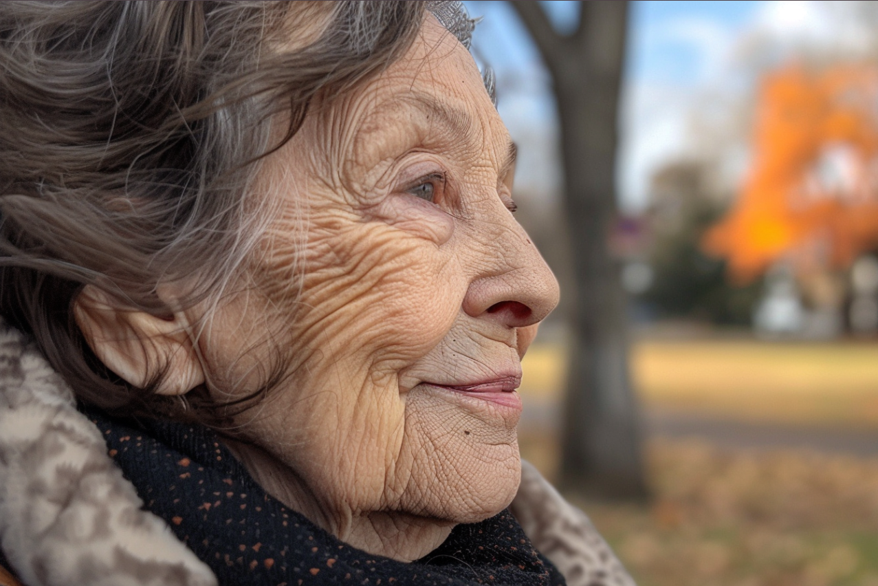 A woman smiling | Source: Midjourney