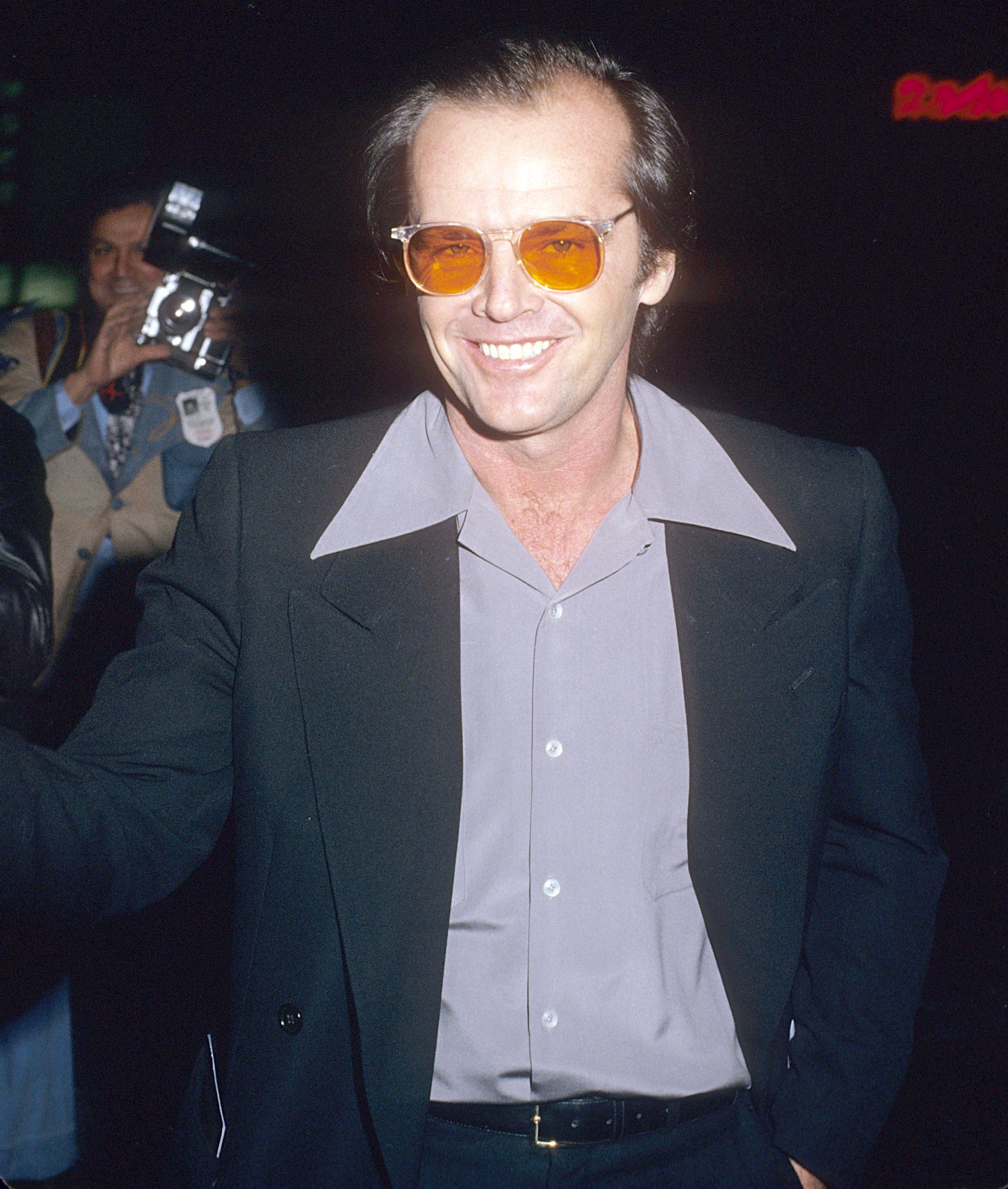 Jack Nicholson photographié par un paparazzi à New York en 1975 | Source : Getty Images