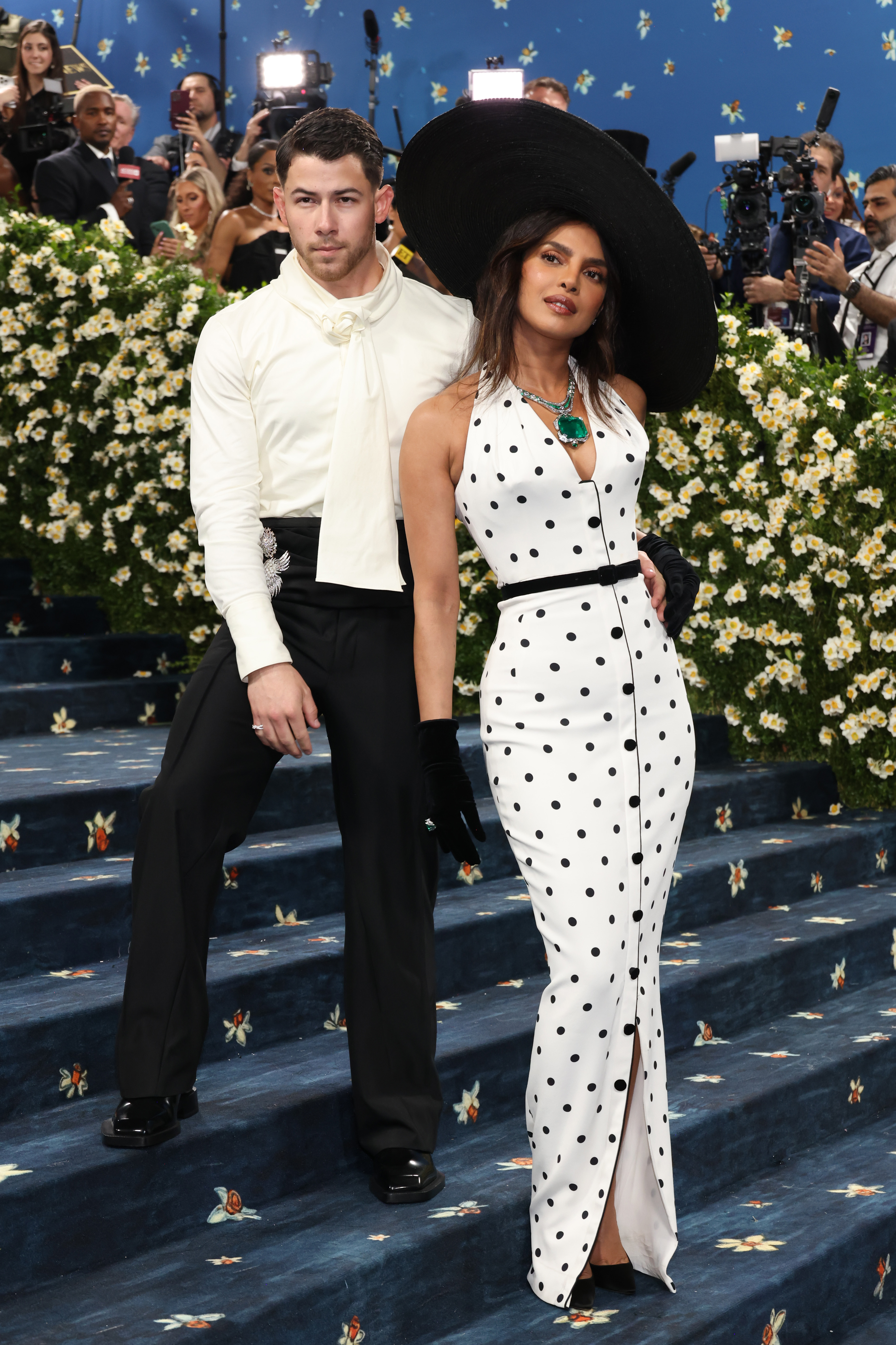 Nick Jonas et Priyanka Chopra Jonas au 2025 Met Gala le 5 mai à New York. | Source : Getty Images