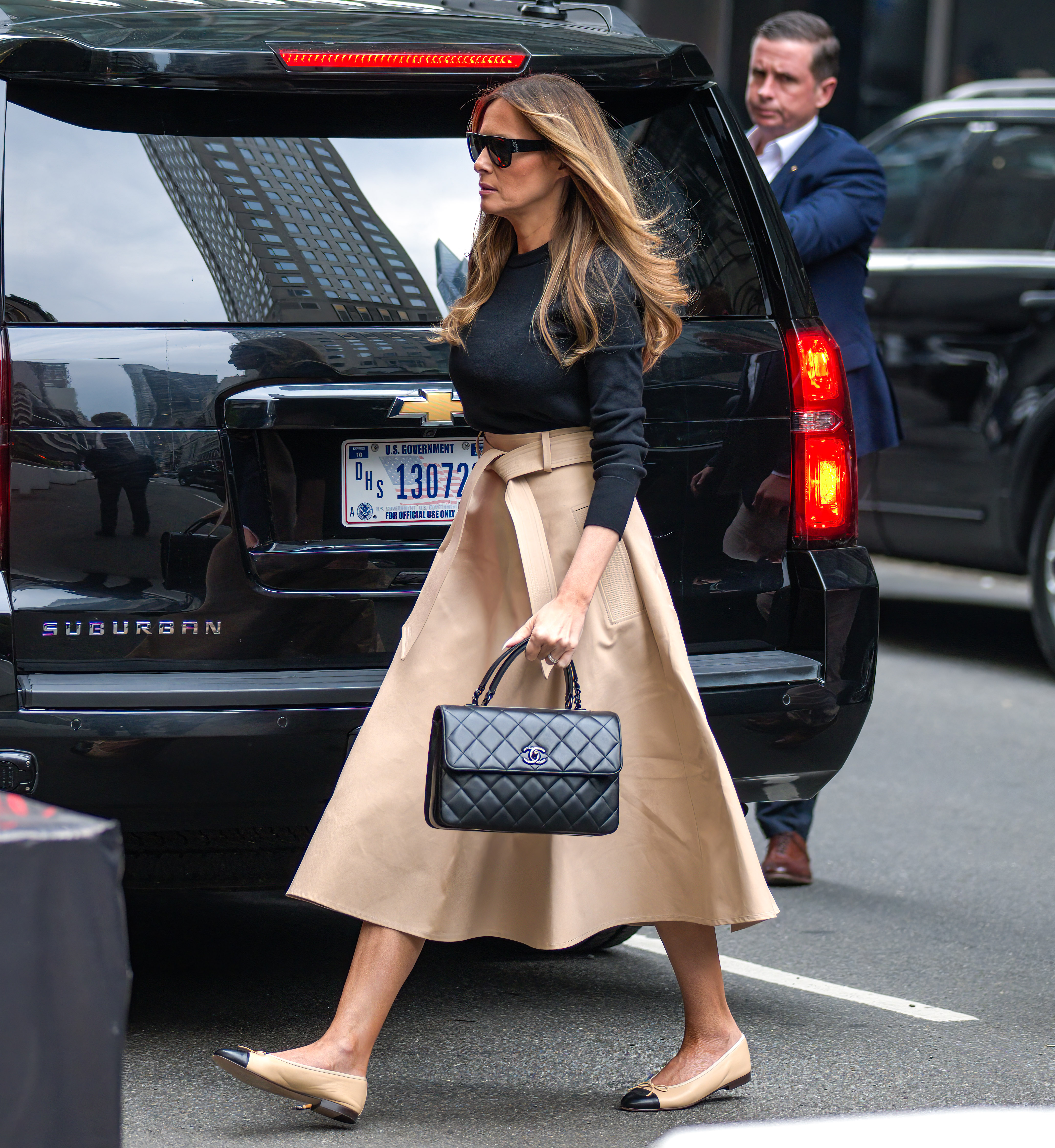 Melania Trump aperçue à Manhattan le 8 juin 2023. | Source : Getty Images