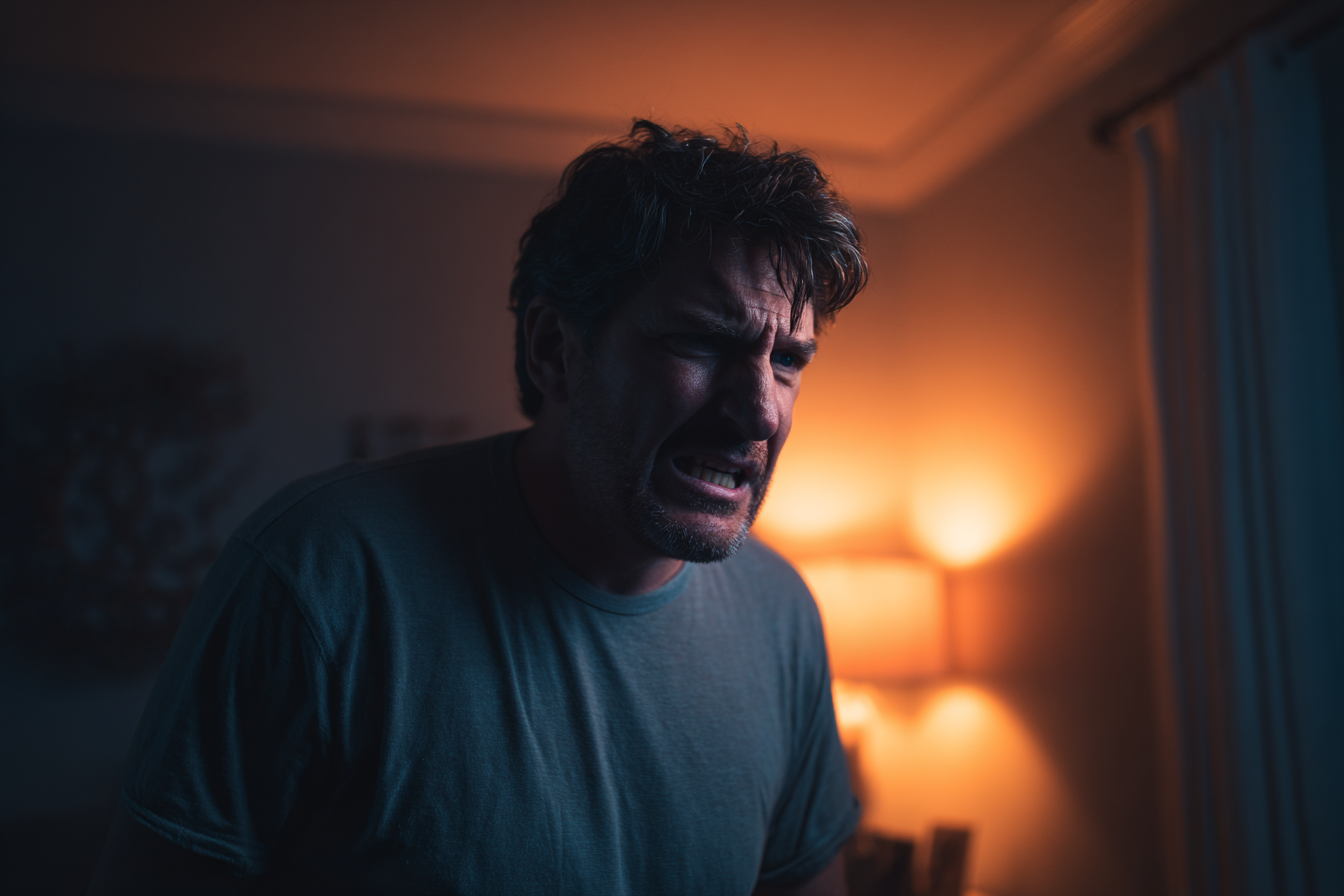 Un homme qui parle avec colère | Source : Midjourney