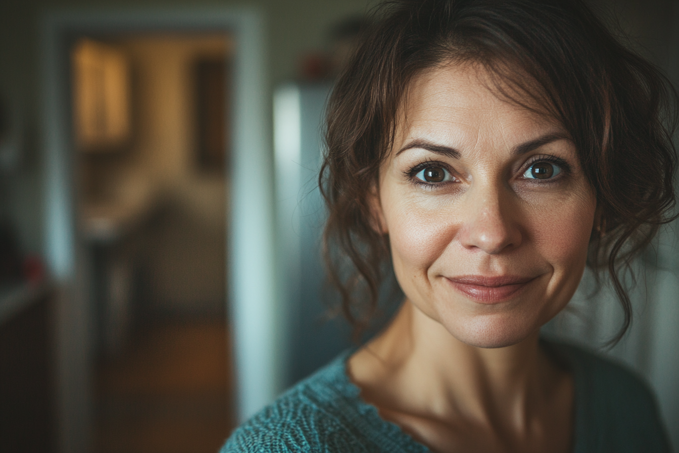 Une femme souriante | Source : Midjourney