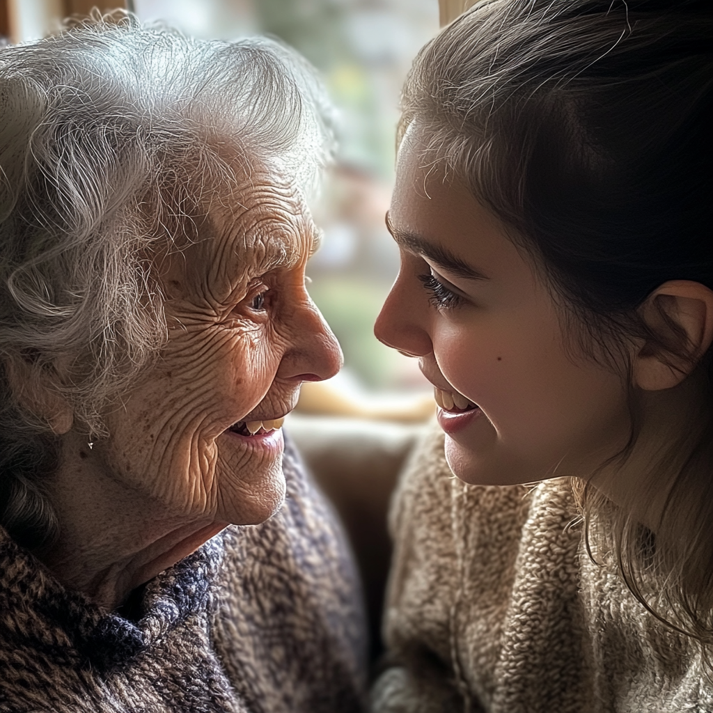 Une femme qui parle à sa belle-mère | Source : Midjourney