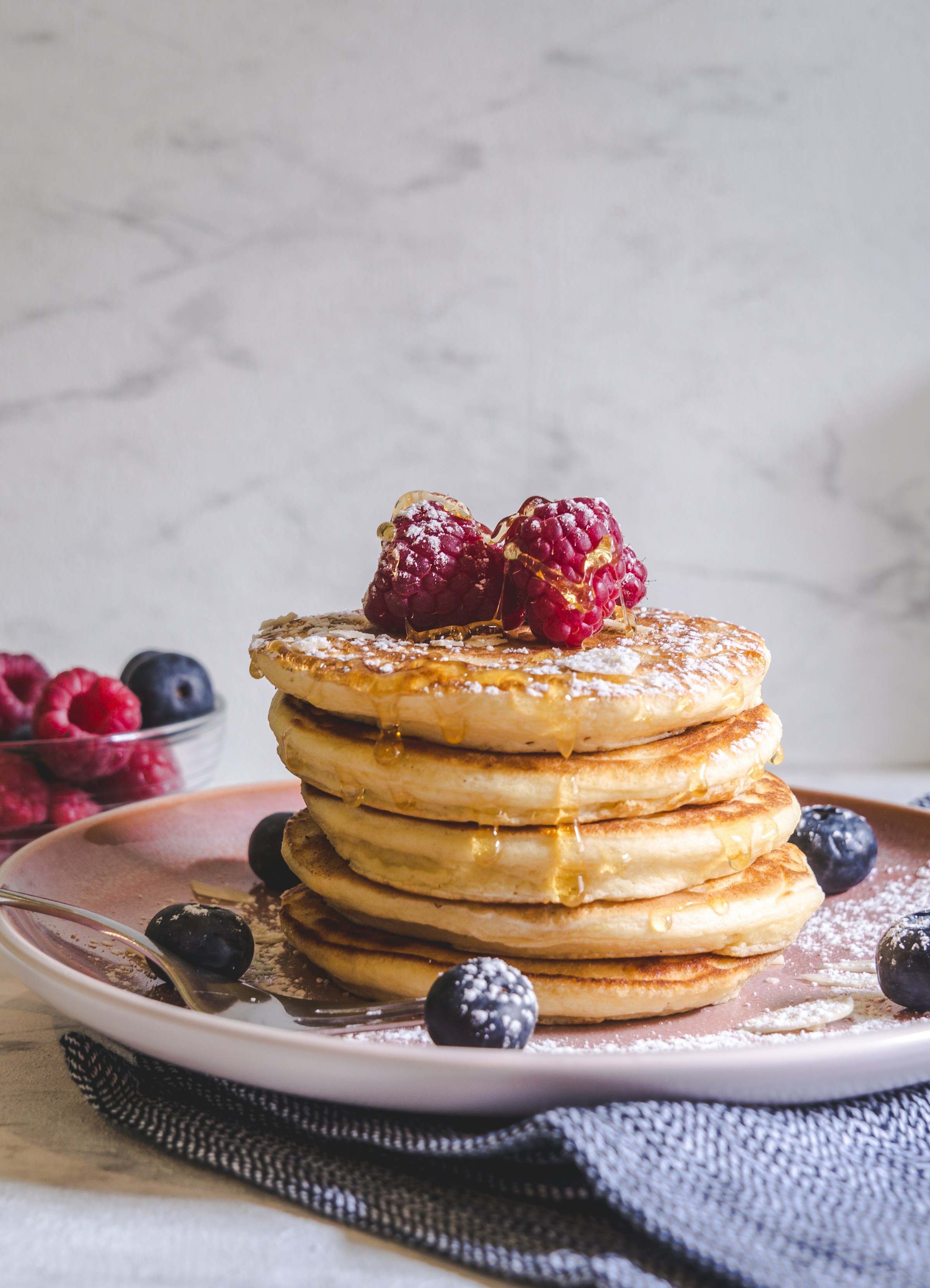 Une pile de crêpes | Source : Unsplash