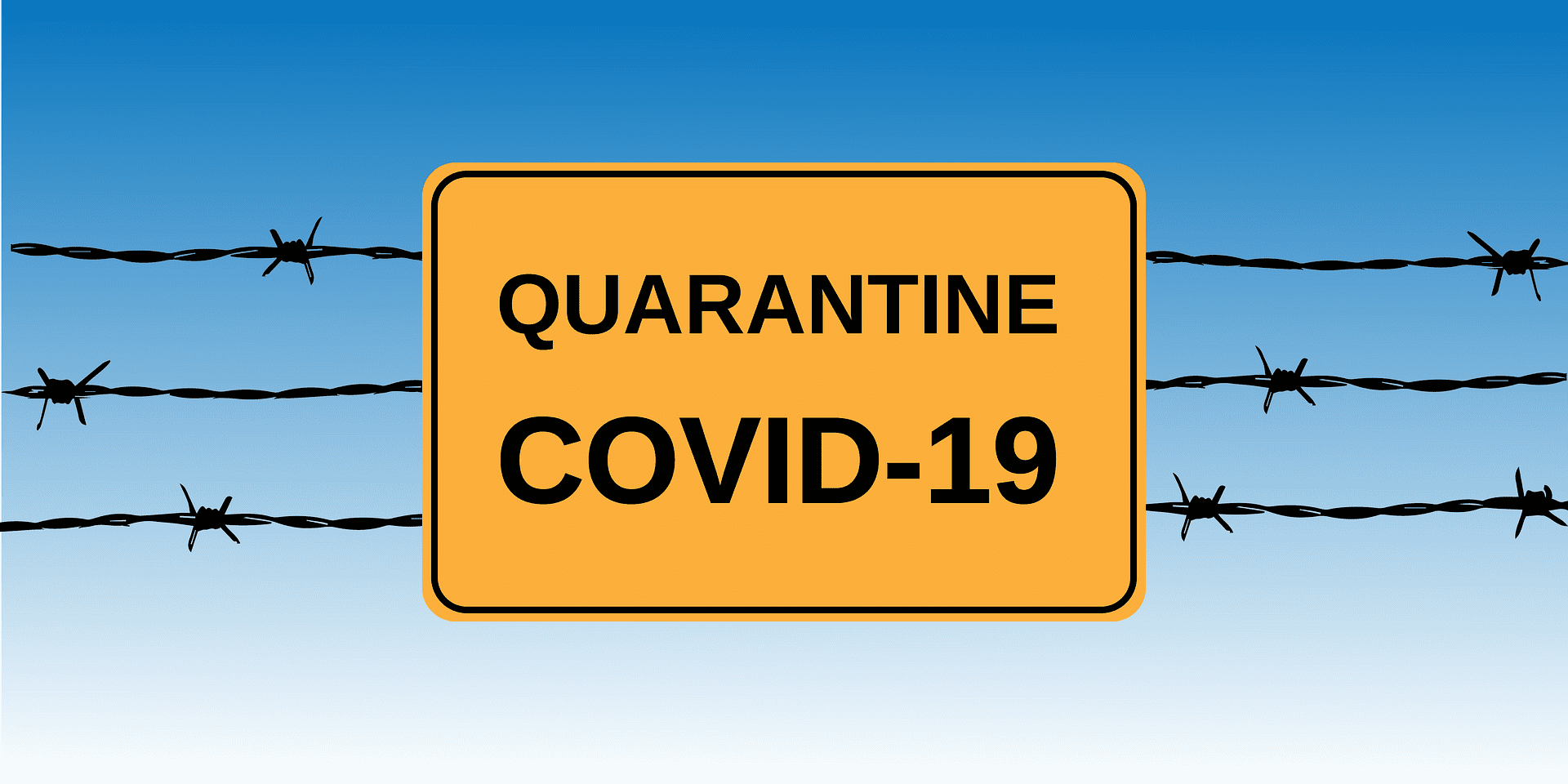 Coronavirus quarantine sign. | Photo : Pixabay