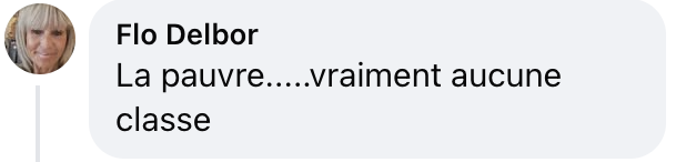 Commentaire d'internaute sur le look de Charlotte Gainsbourg au Festival de Cannes | Source : capture réseaux sociaux