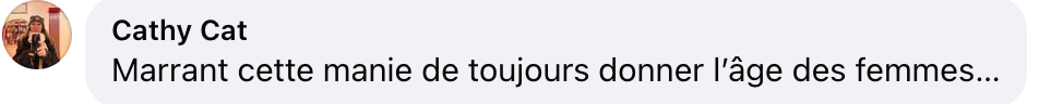 Commentaire d'une internaute sur la nouvelle coiffure d'Adriana Karembeu | Source : Facebook/Gala
