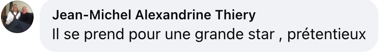 Commentaire d'un internaute sur les propos de Pierre Niney | Source : Facebook/Gala