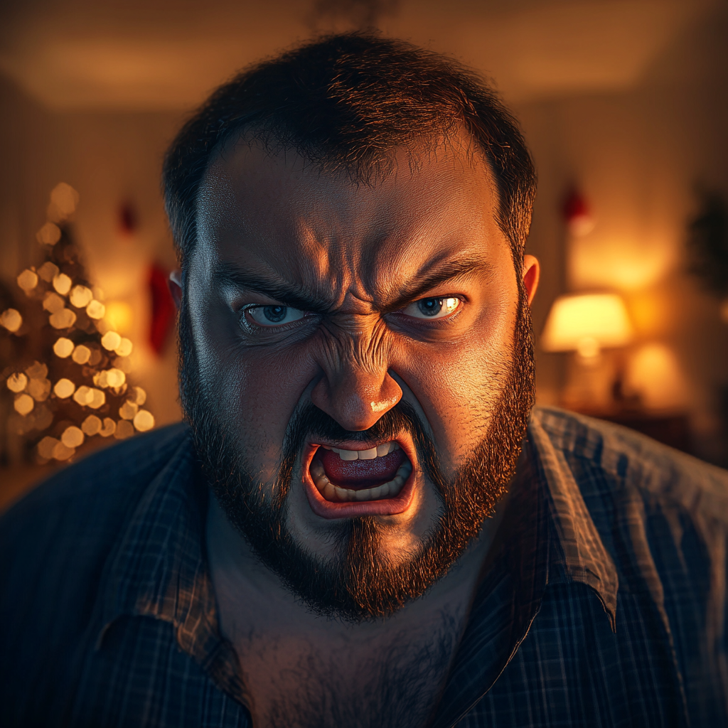 Un homme furieux qui crie | Source : Midjourney