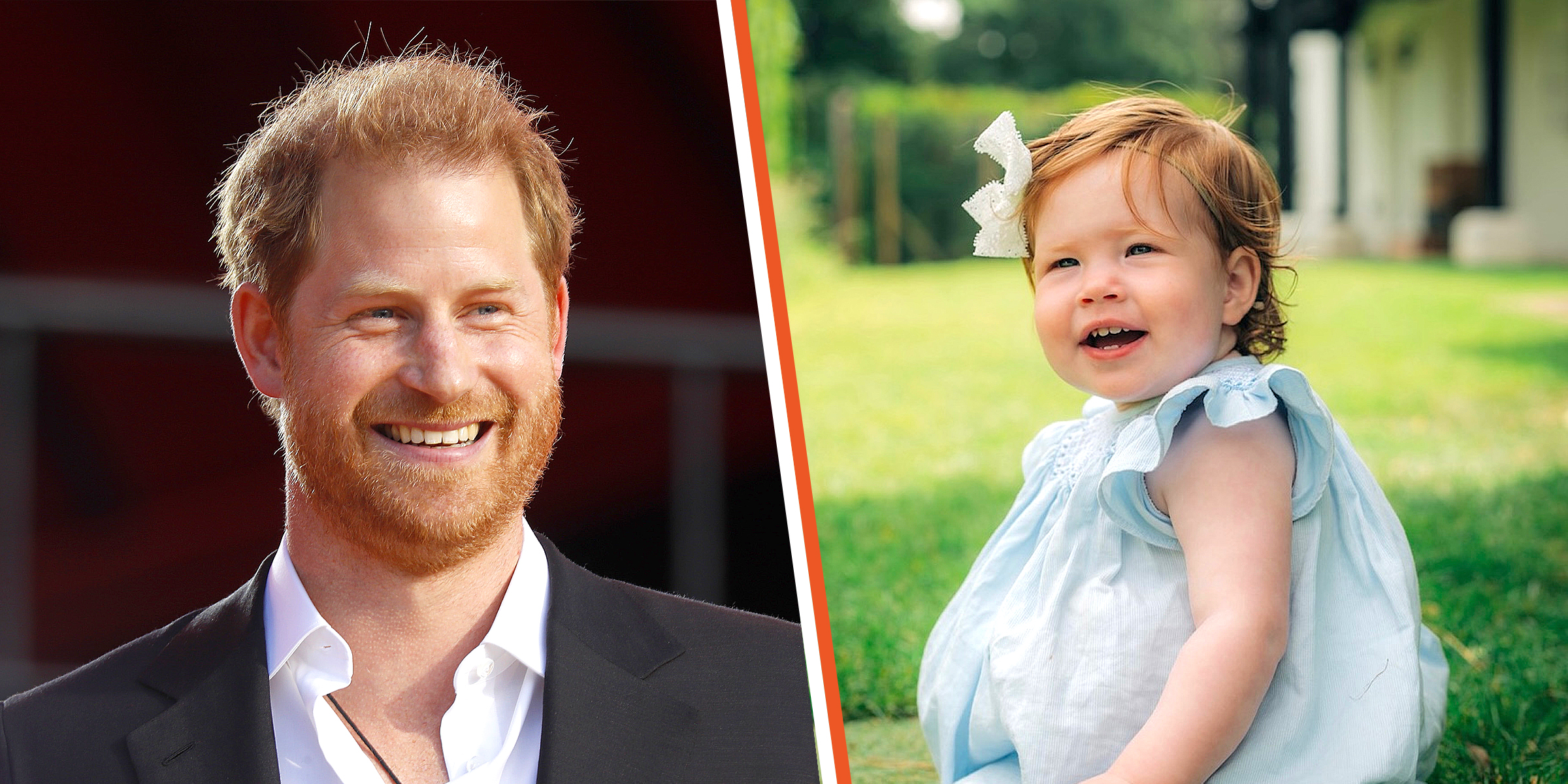 Prince Harry, 2021 | Princesse Lilibet Diana Mountbatten-Windsor, 2022 | Source : Twitter.com/Variety | Getty Images