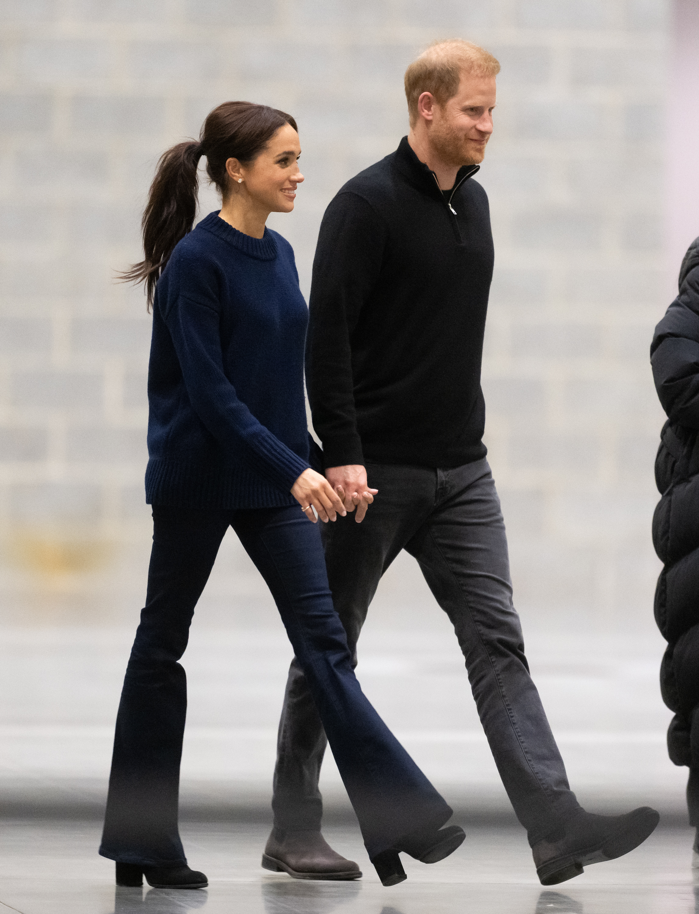 Meghan, duchesse de Sussex et le prince Harry, duc de Sussex à la finale de basket-ball en fauteuil roulant entre les États-Unis et Israël lors de la première journée des 2025 Invictus Games le 9 février à Vancouver, Colombie-Britannique, Canada. | Source : Getty Images