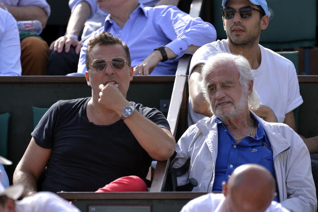  Jean Roch et Jean Paul Belmondo assistent à la demi-finale le 8 juin 2018 à Paris. | Photo : Getty Images