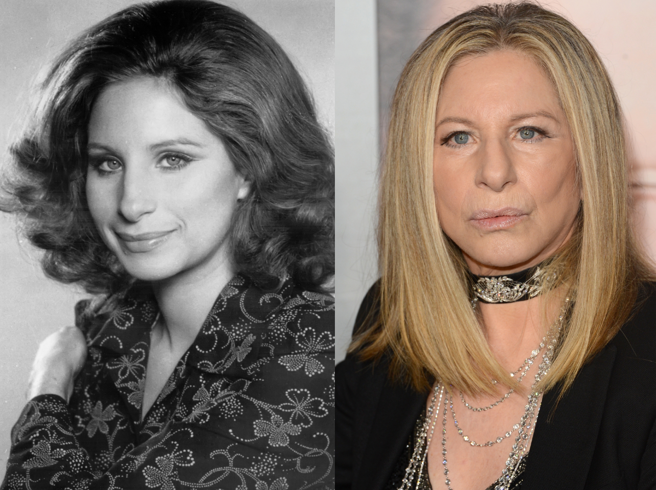 Barbara Streisand, vers 1980 | Barbara Streisand en 2012 | Source : Getty Images