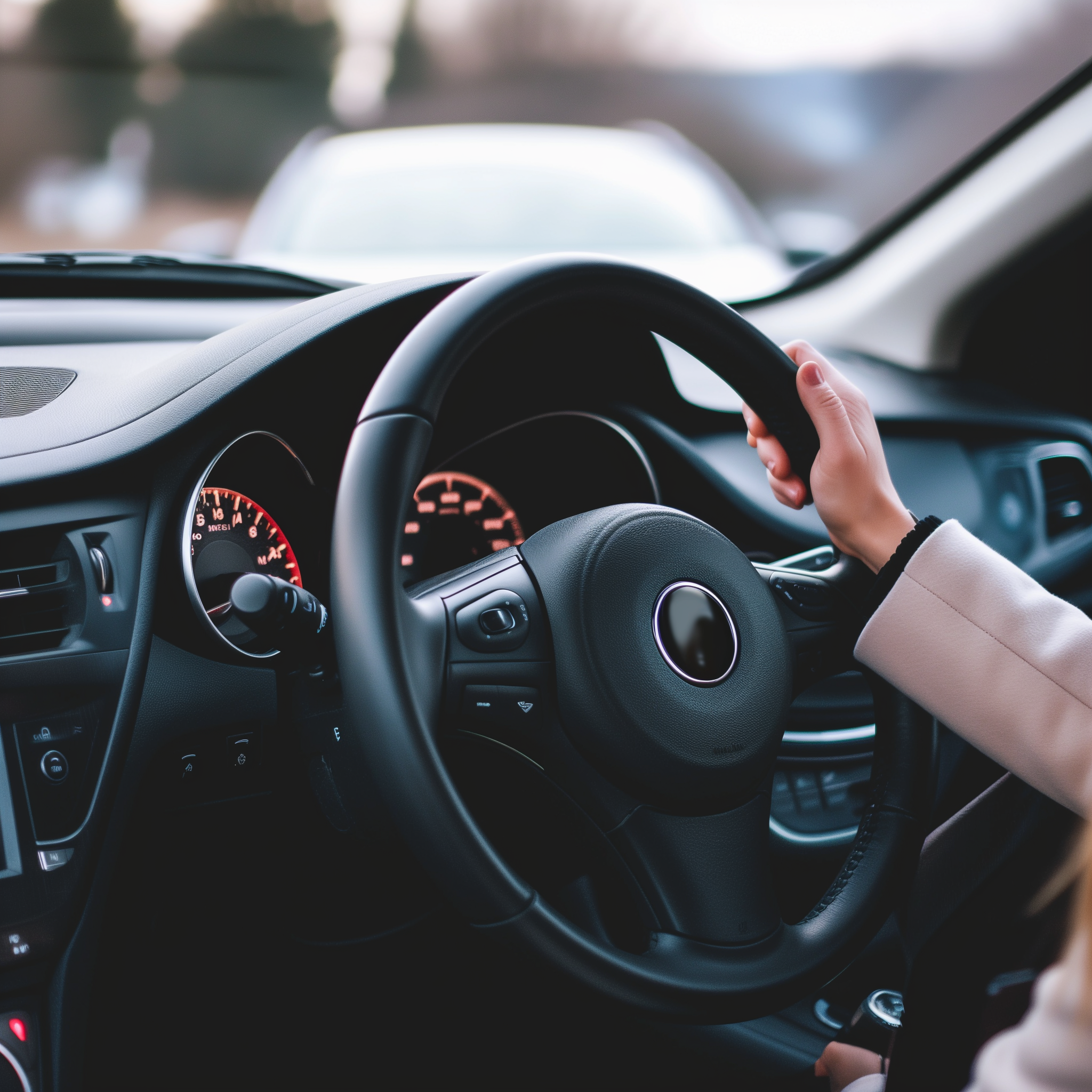 Une femme conduisant une voiture | Source : Midjourney