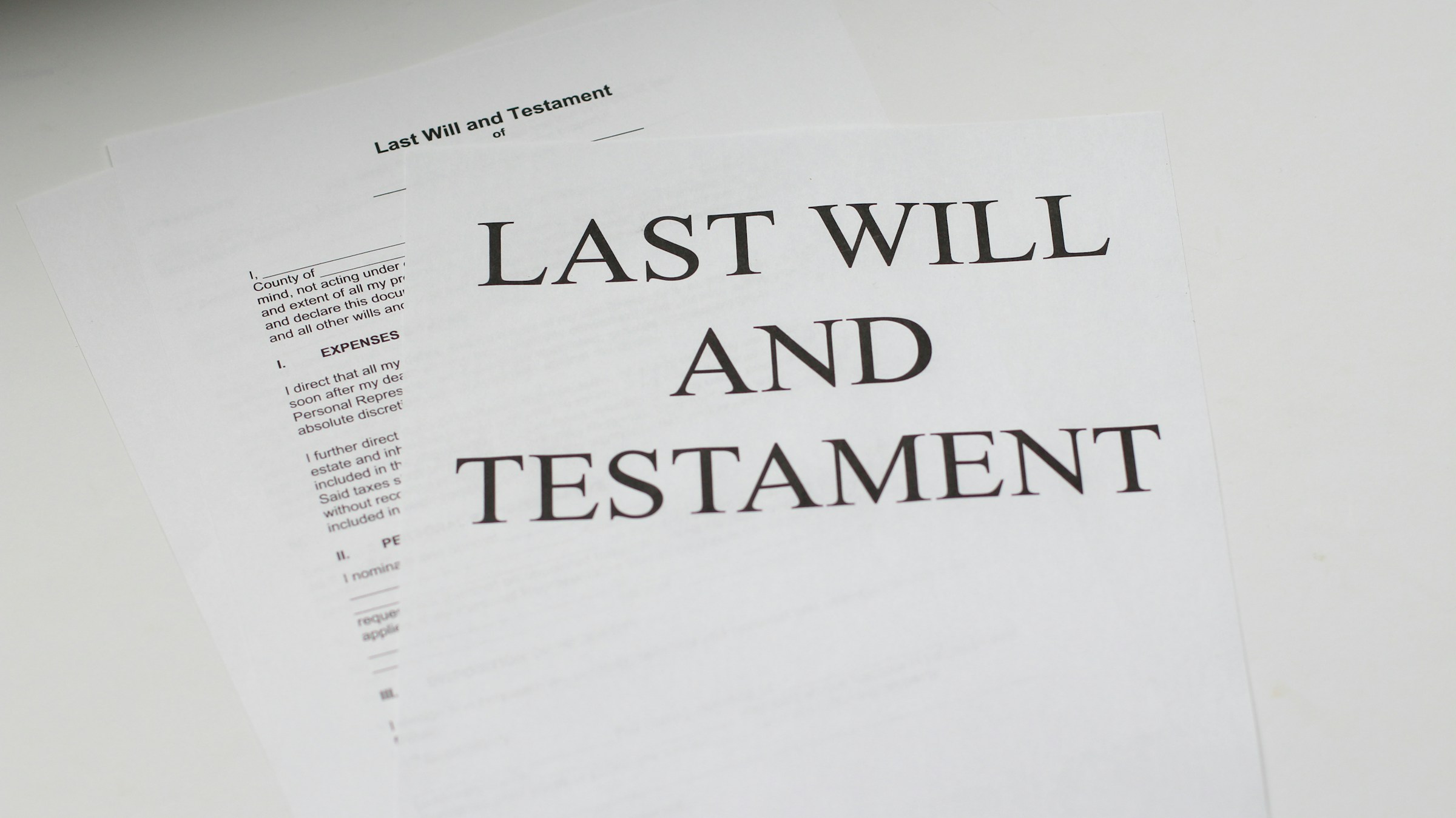 Papier de testament et d'héritage | Source : Unsplash