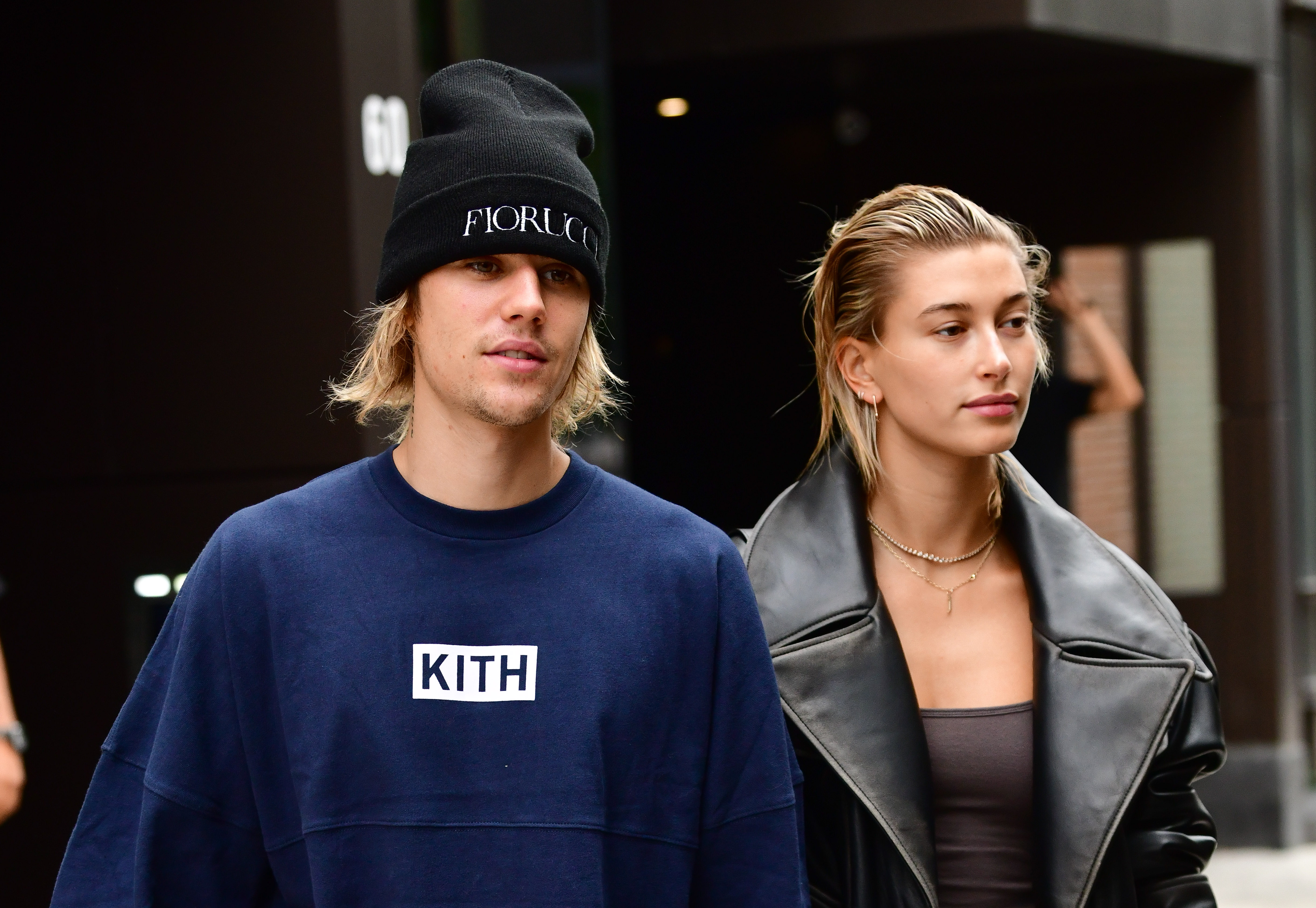 Justin et Hailey Bieber vus le 14 septembre 2018 à New York | Source : Getty Images