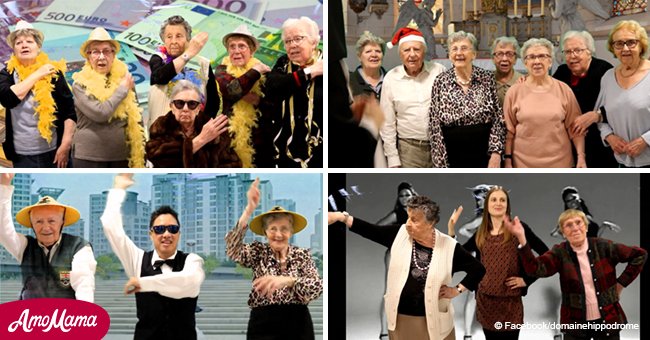 Des retraités ont montré une vidéo mémorable, donnant aux utilisateurs des danses lumineuses sur la musique moderne