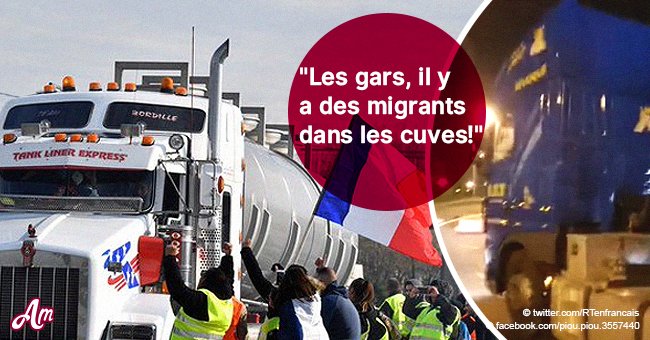 Les "gilets jaunes" livrent aux gendarmes des migrants cachés dans un camion (Vidéo)