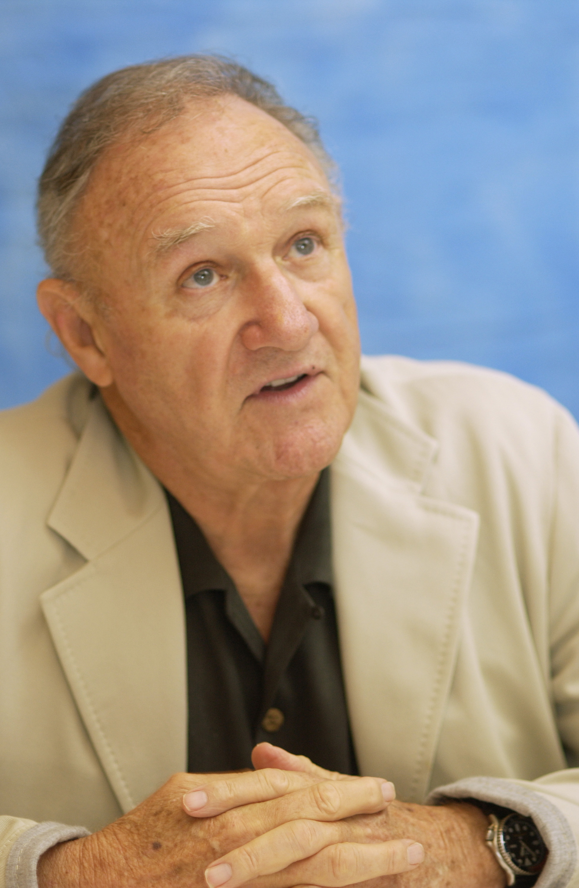 Gene Hackman à la conférence de presse de "Le Maître du jeu" le 20 septembre 2003 à la Nouvelle-Orléans, Louisiane. | Source : Getty Images
