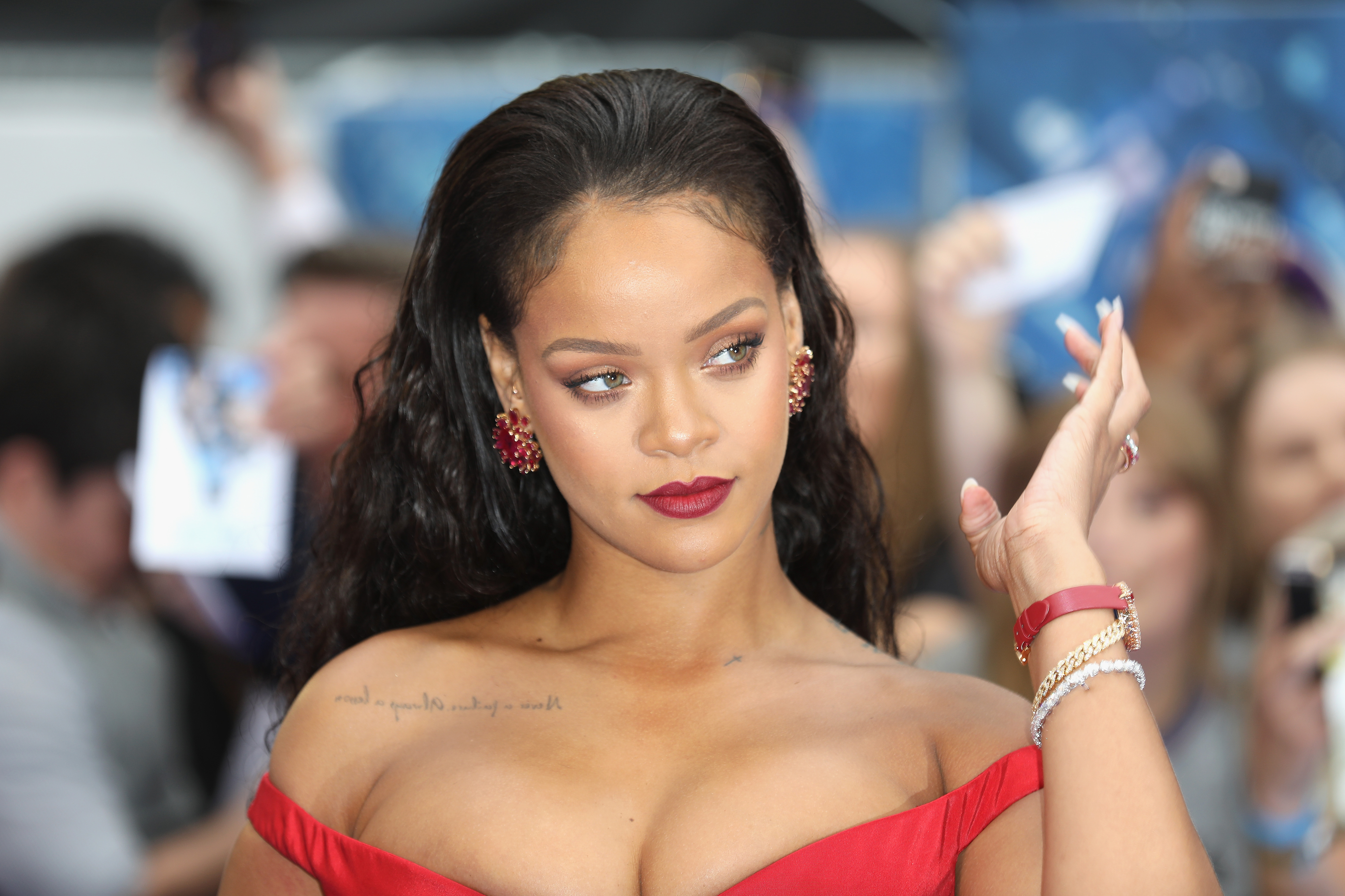 Rihanna lors de la première européenne de "Valérian et la Cité des mille planètes" au Cineworld Leicester Square le 24 juillet 2017 à Londres, Angleterre | Source : Getty Images