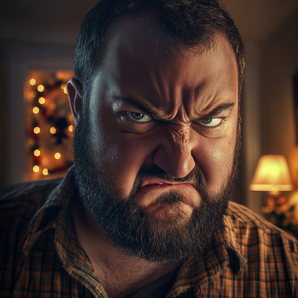 Un homme en colère fronçant les sourcils | Source : Midjourney