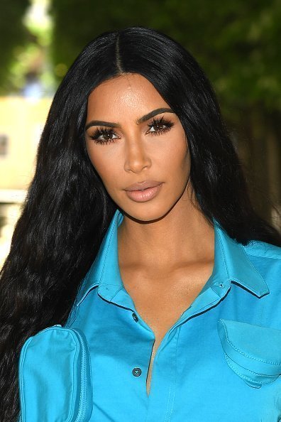 Kim Kardashian au défilé Louis Vuitton Homme Printemps / Été 2019 le 21 juin 2018 à Paris, France. | Photo : Getty Images