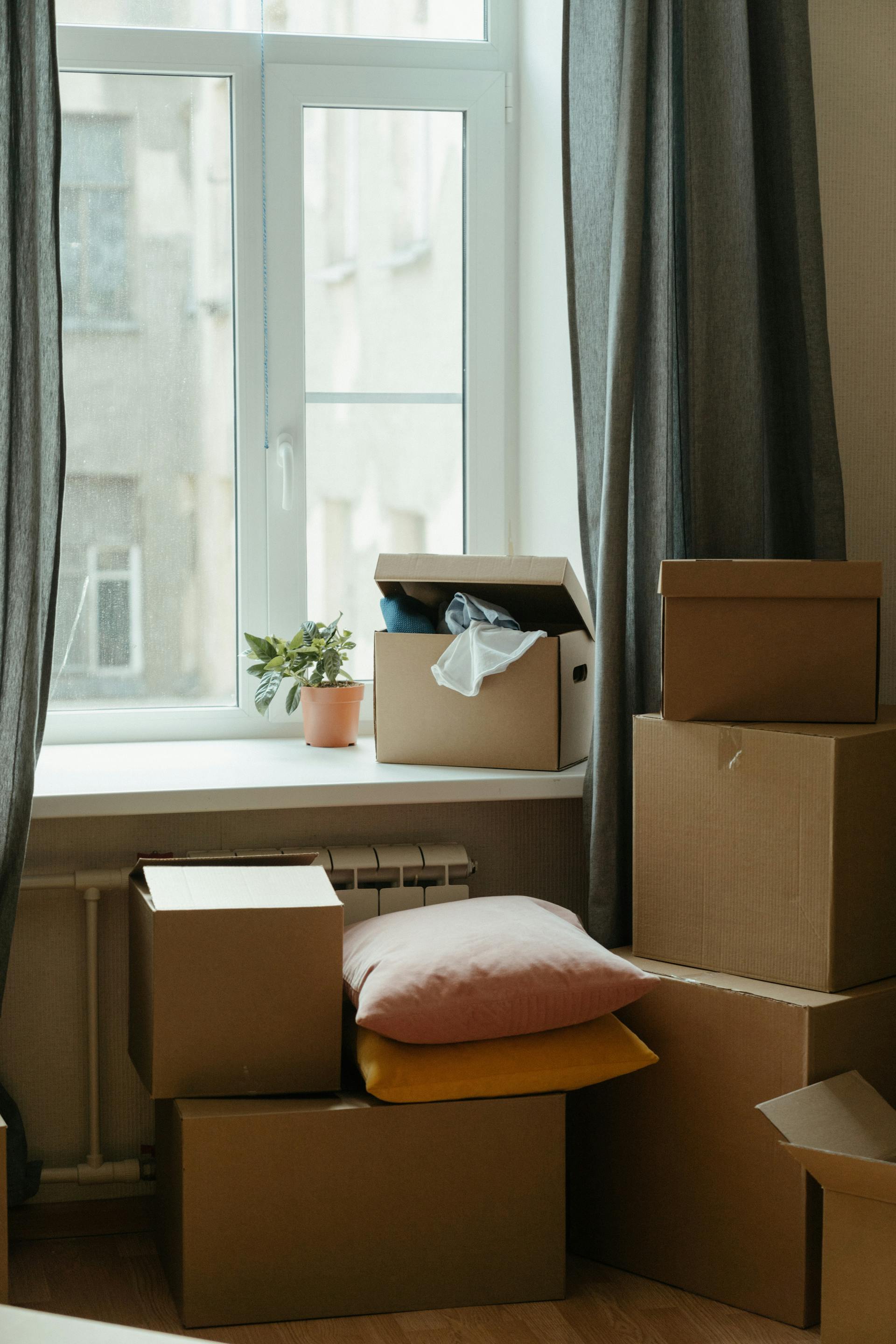 Des boîtes dans une maison | Source : Pexels