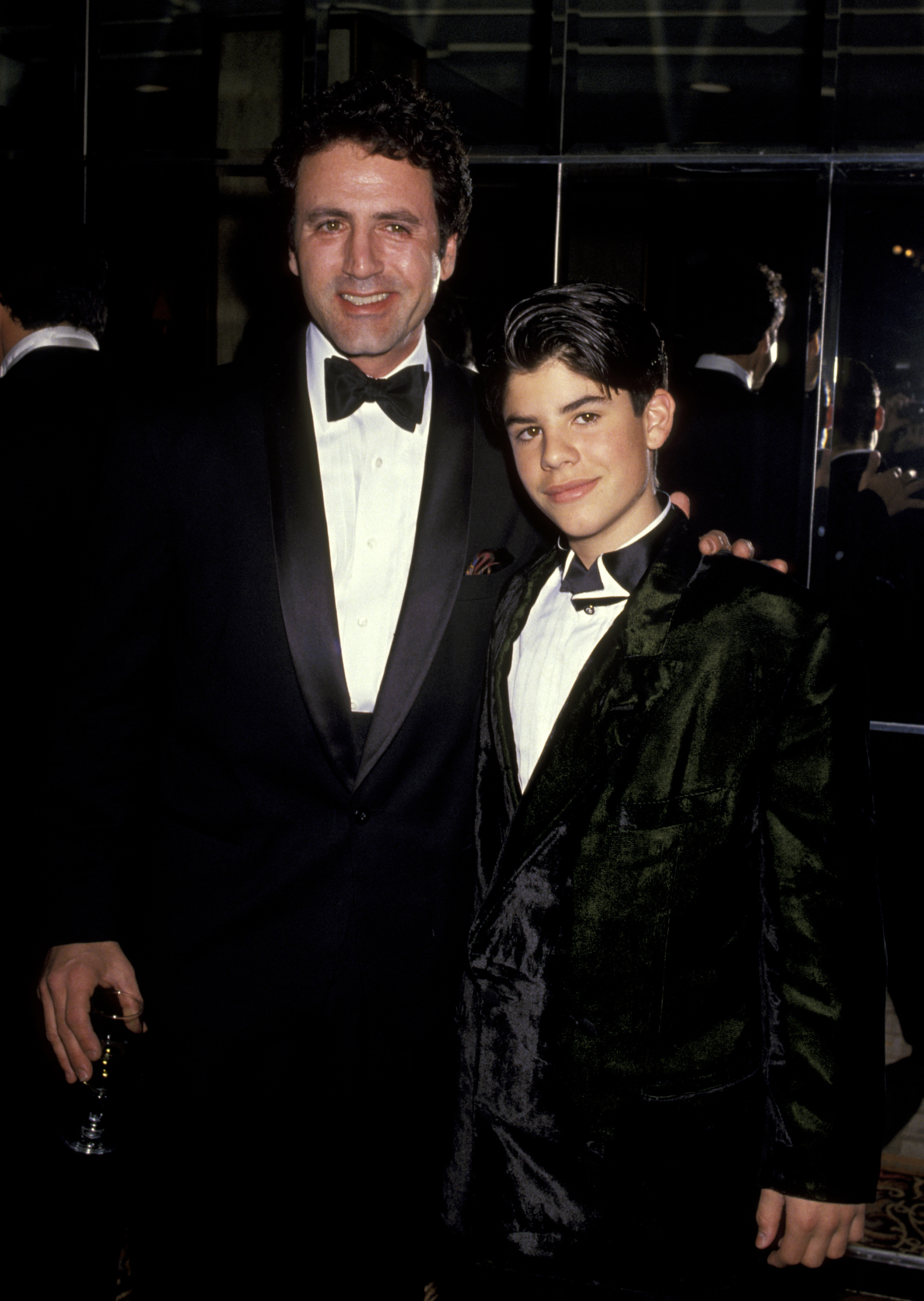 Sylvester et Sage Stallone le 13 février 1991 | Source : Getty Images