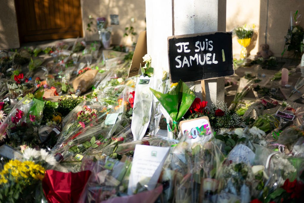 Hommage à Samuel Paty. | Photo : Getty Images