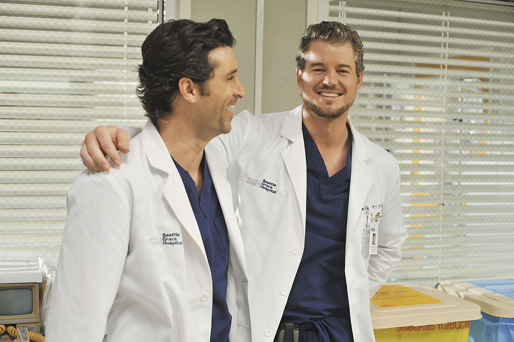 Patrick Dempsey et Eric Dane dans GREY'S ANATOMY - « La vie en temps de guerre » I Source : Getty Images