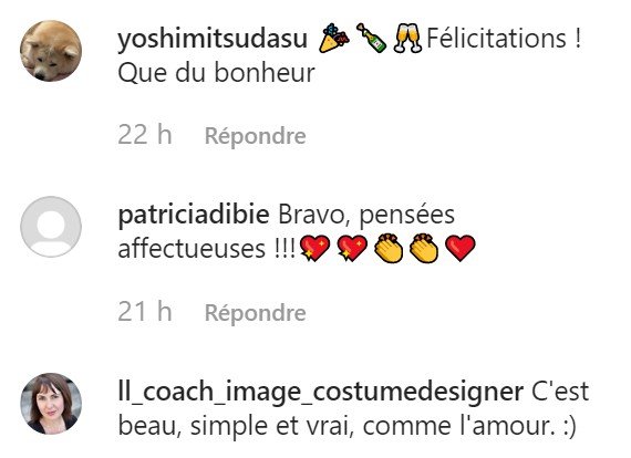 Les commentaires affectueux des internautes. l Source : Instagram/jcdecastelbajac