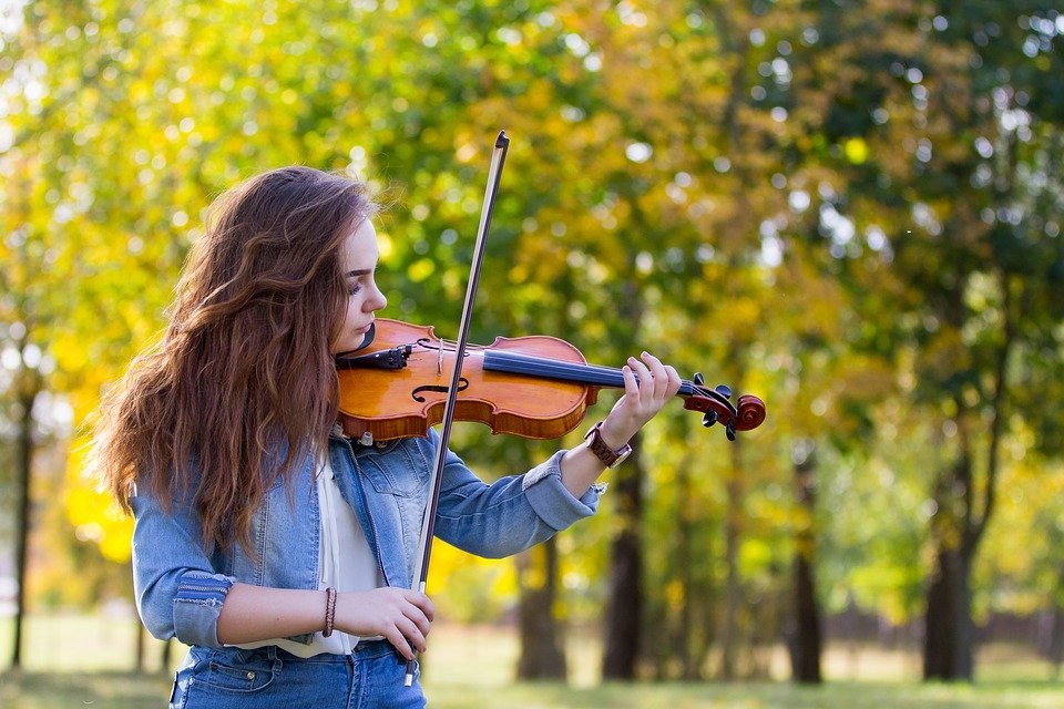 Fille jouant du violon | Source : Pixabay