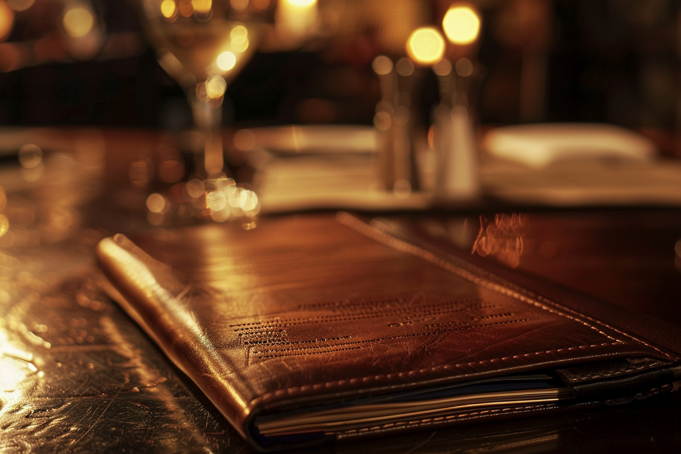 Un portefeuille en cuir sur une table | Source : Midjourney