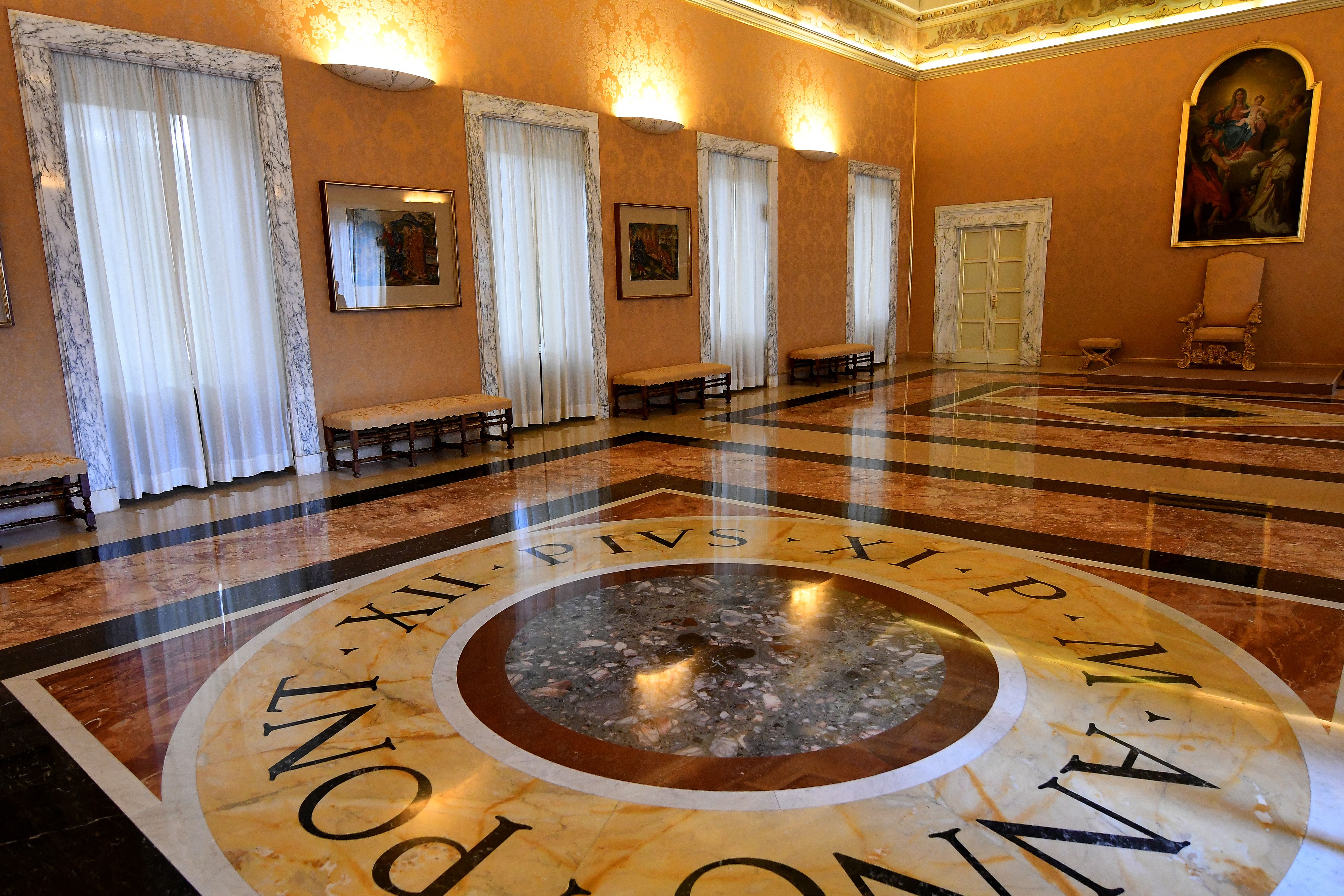 Une photo de 2016 des appartements privés du pontife, autrefois un musée de l'ancienne résidence d'été de Castel Gandolfo. | Source : Getty Images