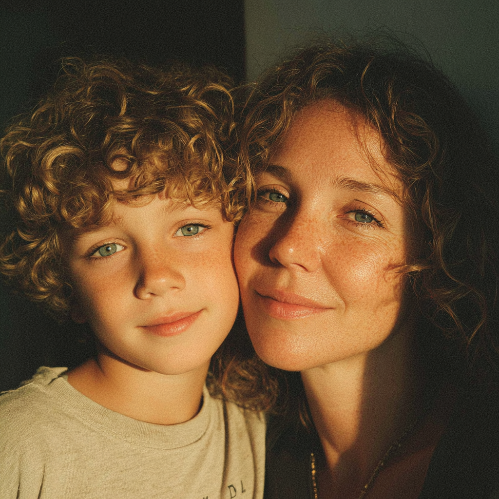 Une mère et son fils | Source : Midjourney