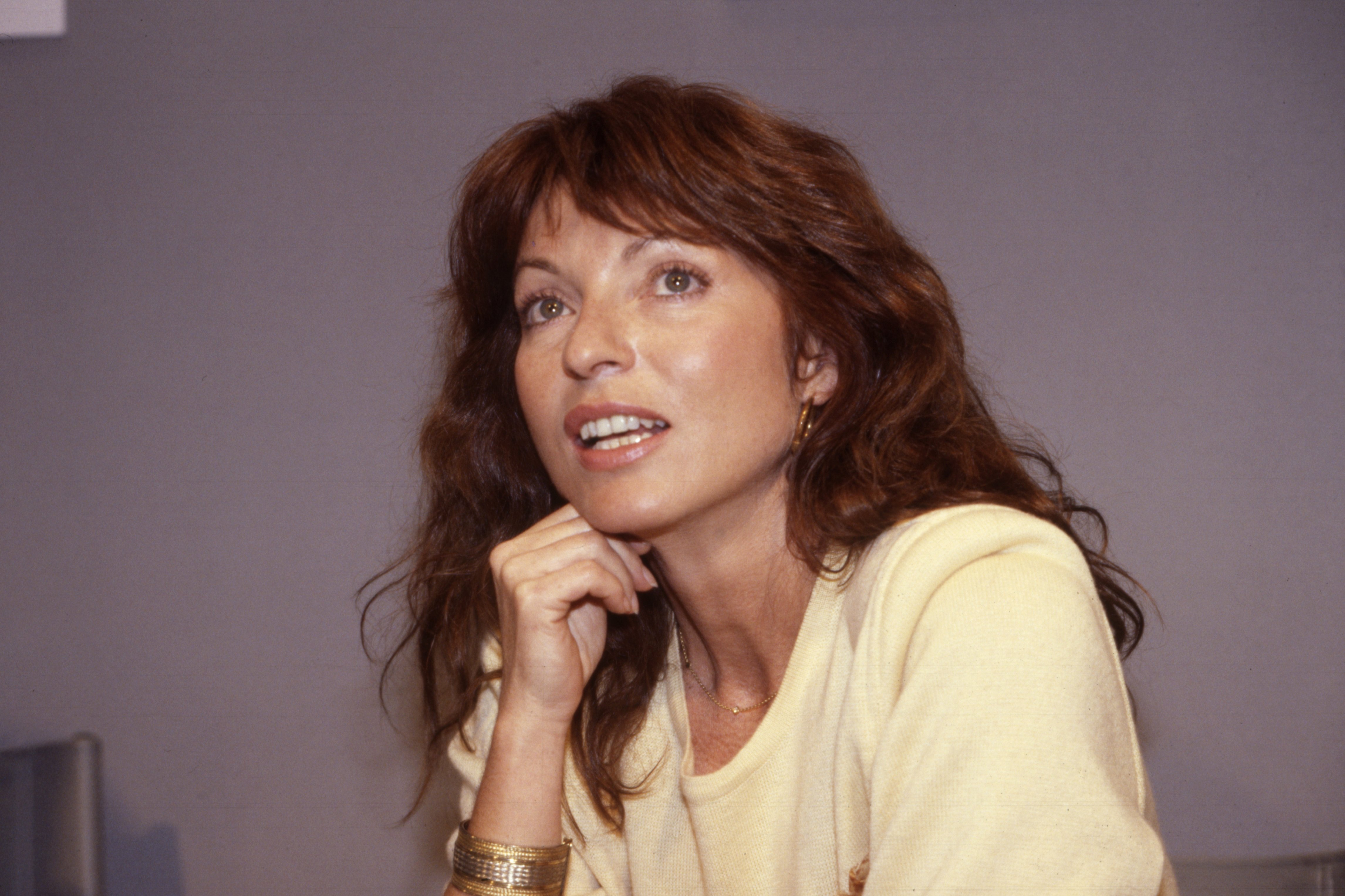 Marie-France Pisier en mars 1987 en France. | Photo : Getty Images