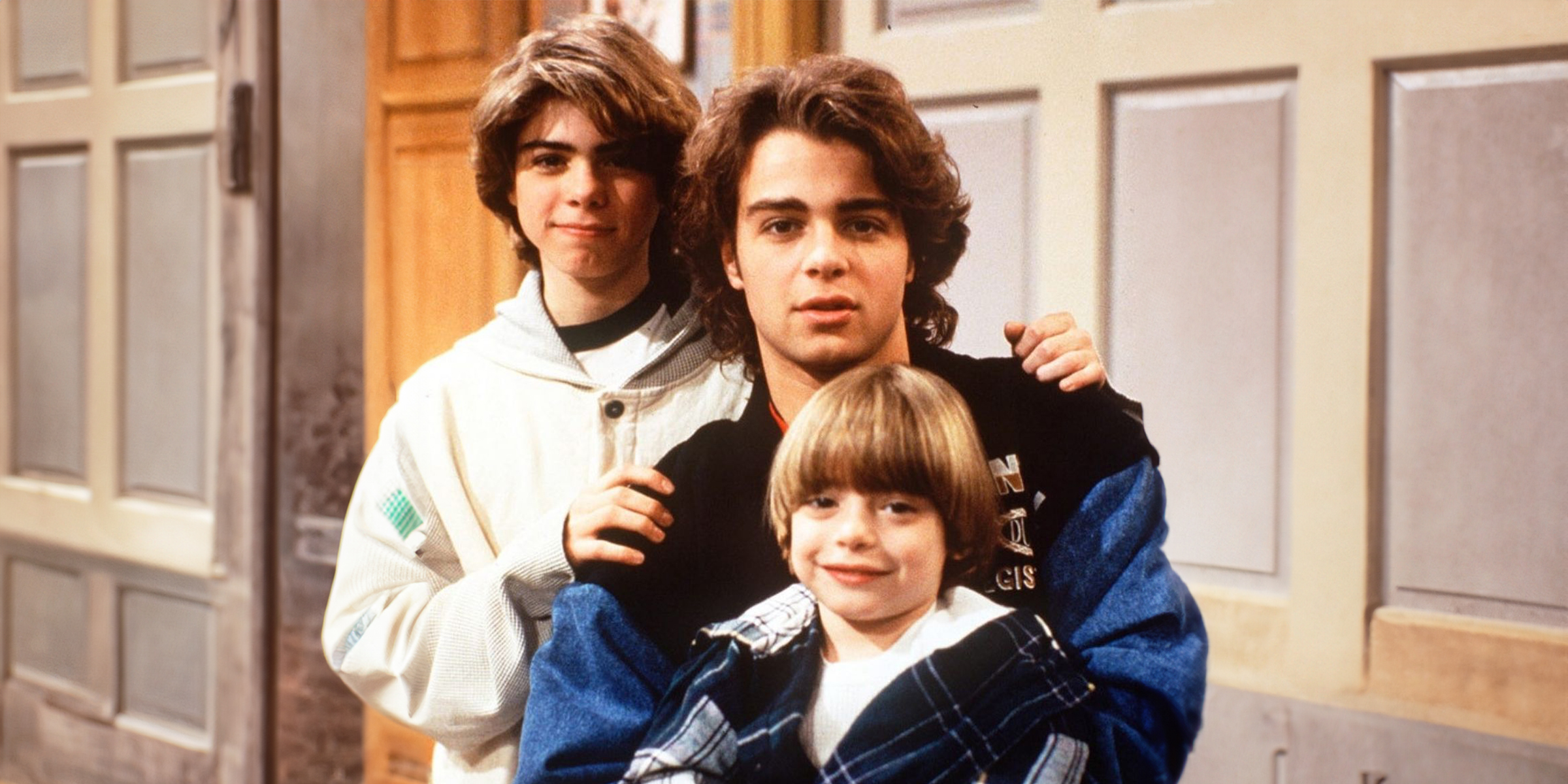 Matthew, Joey et Andrew Lawrence | Source : Getty Images