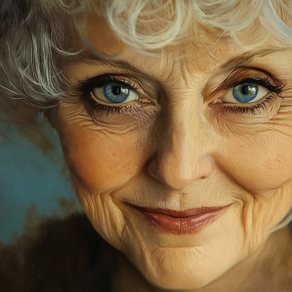 Une femme souriante | Source : Midjourney