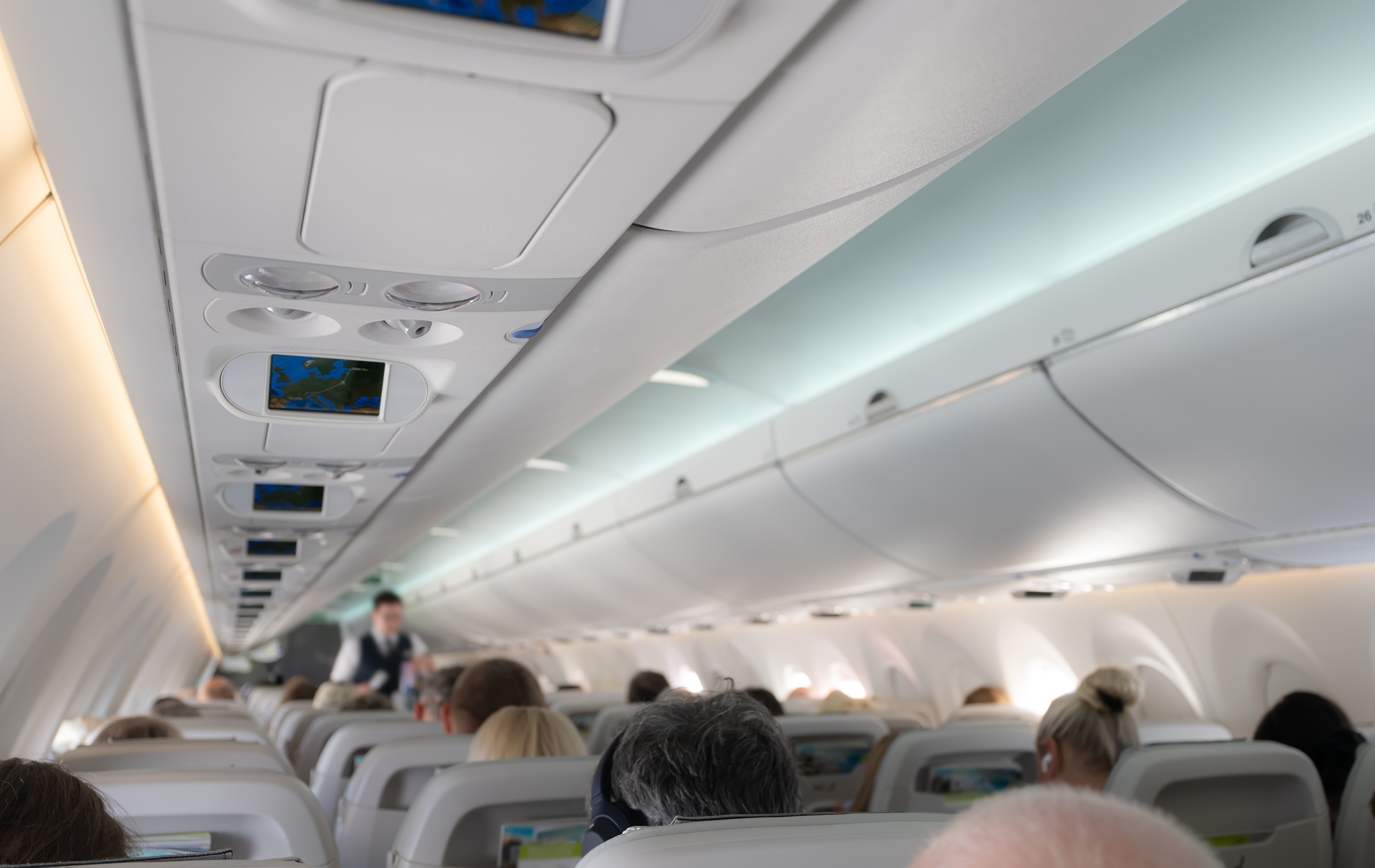 Avion avec des passagers | Source : Shutterstock