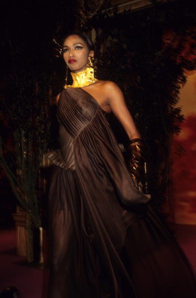 Katoucha Niane à l'Hôtel Intercontinantal le 1er juillet 1992 à Paris, France. | Photo : Getty Images