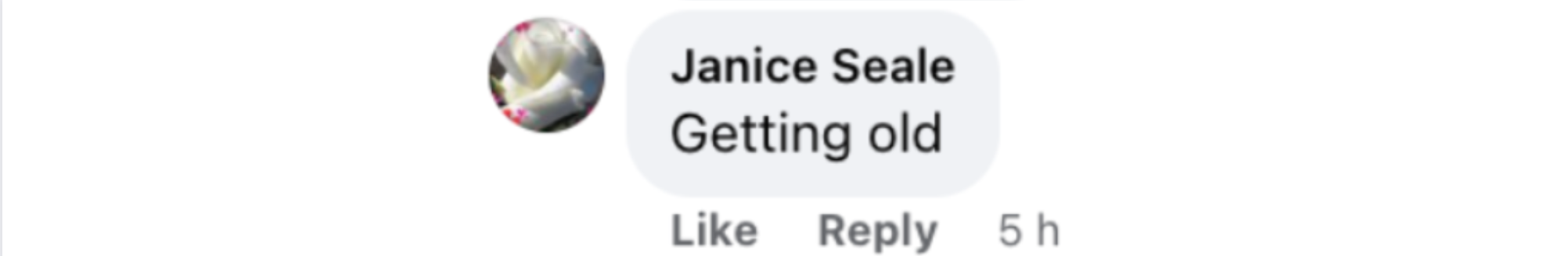 Commentaire d'un fan sur le post Facebook du Daily Mail montrant Jennifer Aniston à Paris, France, le 15 mars 2023 | Source : Facebook/Daily Mail